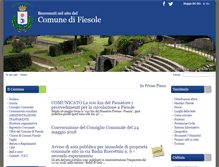 Tablet Screenshot of comune.fiesole.fi.it