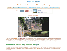 Tablet Screenshot of fiesole.com